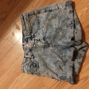 Mossimo Denim High Rise Short Shorts